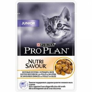 Pro Plan Pouch Junior Tavuklu Yaş Kedi Maması 85gr