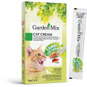 GARDEN MIX KEDİ KREMASI KUZU+KEDİ OTU 5x15GR