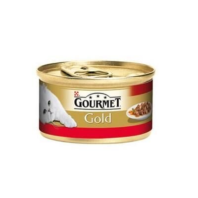 Gourmet Gold Parça Sığır Etli Yaş Kedi Maması 85gr