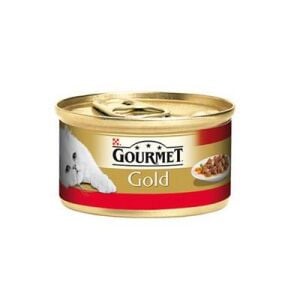 Gourmet Gold Parça Sığır Etli Yaş Kedi Maması 85gr