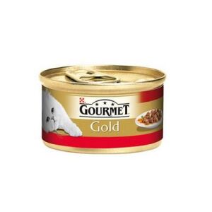 Gourmet Gold Parça Sığır Etli Yaş Kedi Maması 85gr