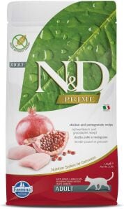 N&D PRIME TAHILSIZ KEDİ TAVUK & NAR YETİŞKİN 1.5KG