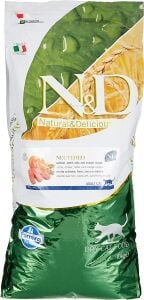 N&D Ocean Düşük Tahıllı Somonlu ve Portakallı Kısırlaştırılmış Kedi Maması 10kg