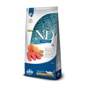 N&D Ocean Düşük Tahıllı Somonlu ve Portakallı Kısırlaştırılmış Kedi Maması 10kg