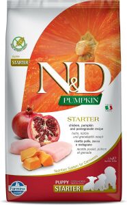 N&D PUMPKIN TAHILSIZ KÖPEK  TAVUK & NAR STARTER PUPPY TÜM IRKLAR  2.5KG