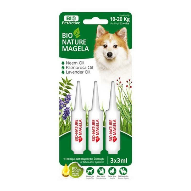 Bio PetActive Köpek Deri ve Tüy Bakım Damlası 1-20kg 3x3ml