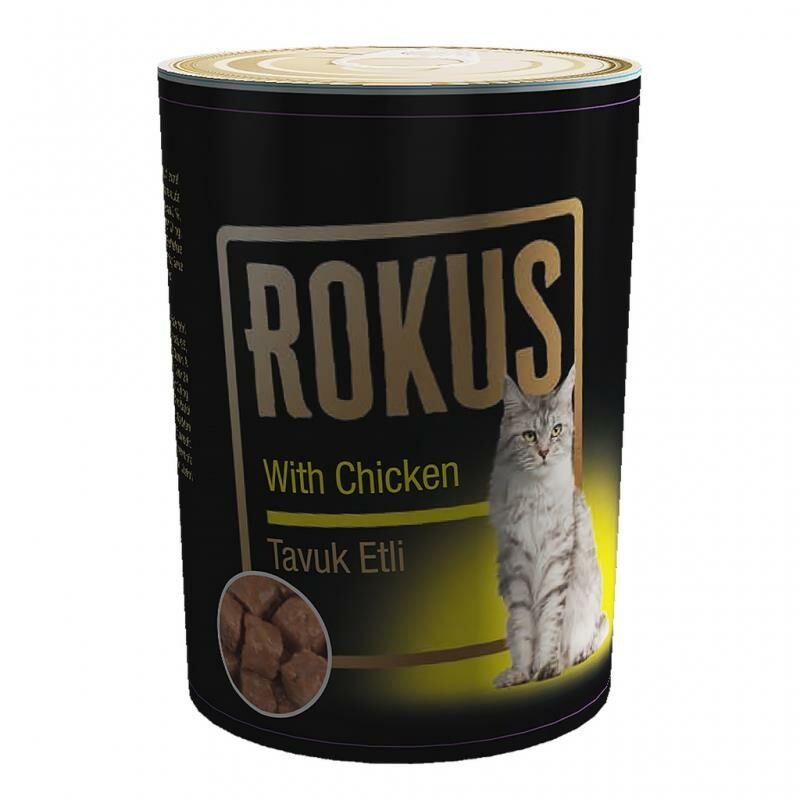 Rokus Tavuklu Yetişkin Kedi Konservesi 410gr