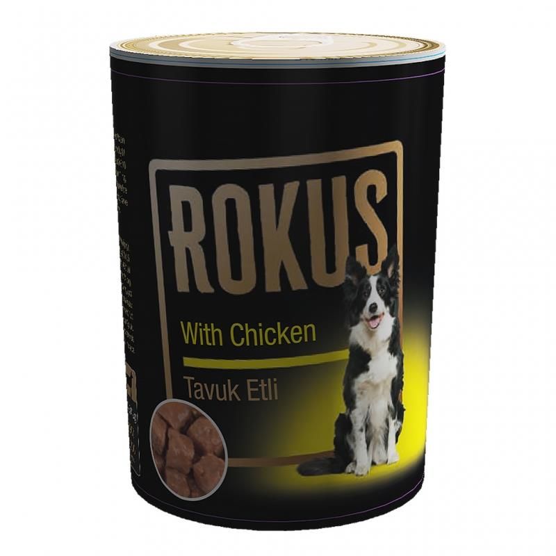 Rokus Tavuklu Yetişkin Köpek Konservesi 410gr