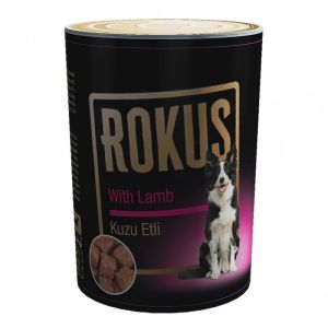 Rokus Kuzu Etli Yetişkin Köpek Konservesi 410gr