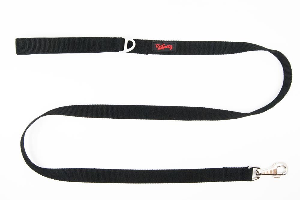 TAILPETZ BLACK MATCH LEASH