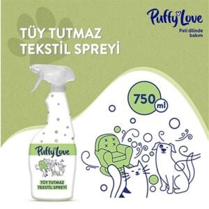 Puffy Love Hayvan Dostu Tüy Tutmaz Tekstil Spreyi 750ml