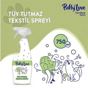 Puffy Love Hayvan Dostu Tüy Tutmaz Tekstil Spreyi 750ml