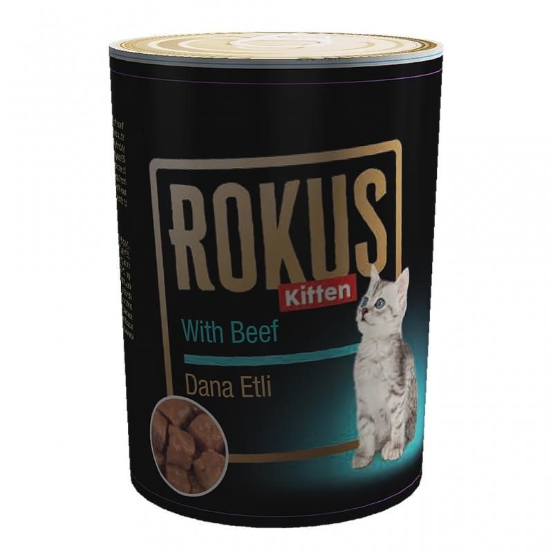 Rokus Dana Etli Yavru Kedi Konservesi 410gr