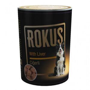 Rokus Ciğerli Yetişkin Köpek Konservesi 410gr