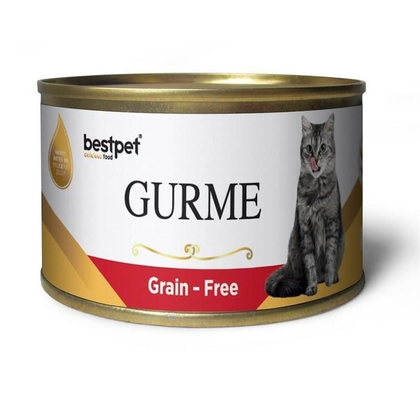 BestPet Gurme Jöleli Biftekli Yetişkin Kedi Konservesi 100gr