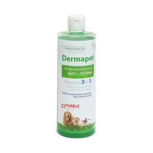 Purele Dermapet Antiseptik 3in1 Kedi Köpek Bakım Şampuanı 450ml