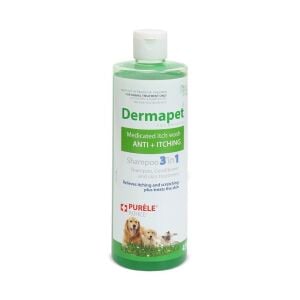 Purele Dermapet Antiseptik 3in1 Kedi Köpek Bakım Şampuanı 450ml