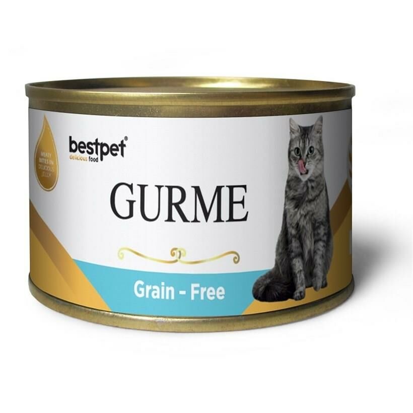BestPet Gurme Jöleli Tuna Balıklı Yetişkin Kedi Konservesi 100gr