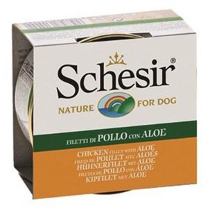 Schesir Jel İçinde Tavuk&Aloeverali Konserve Köpek Maması 150gr