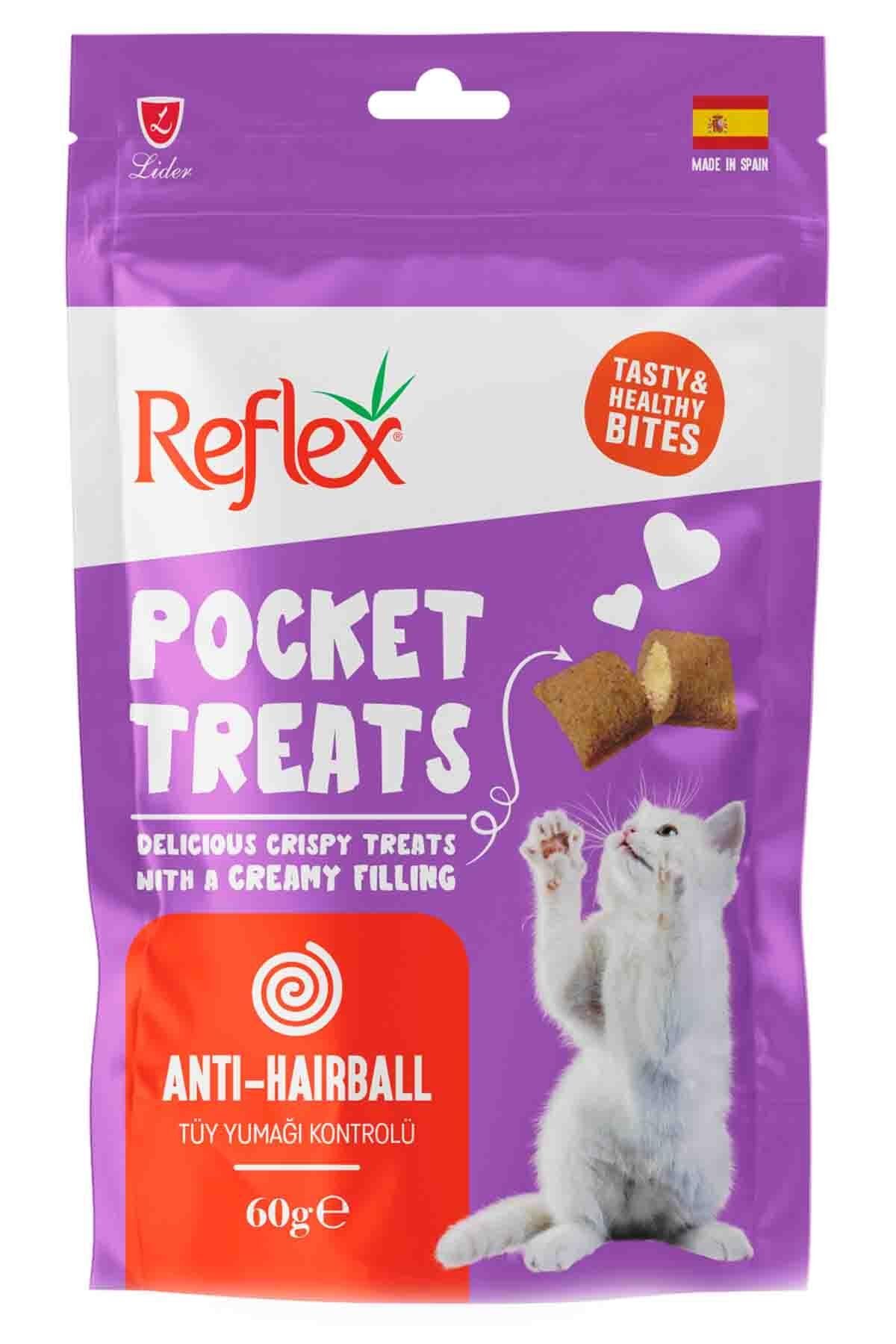 Reflex Pocket Treats Tüy Yumağı Kontrolü Kedi Ödül Maması 60gr