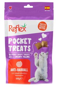 Reflex Pocket Treats Tüy Yumağı Kontrolü Kedi Ödül Maması 60gr