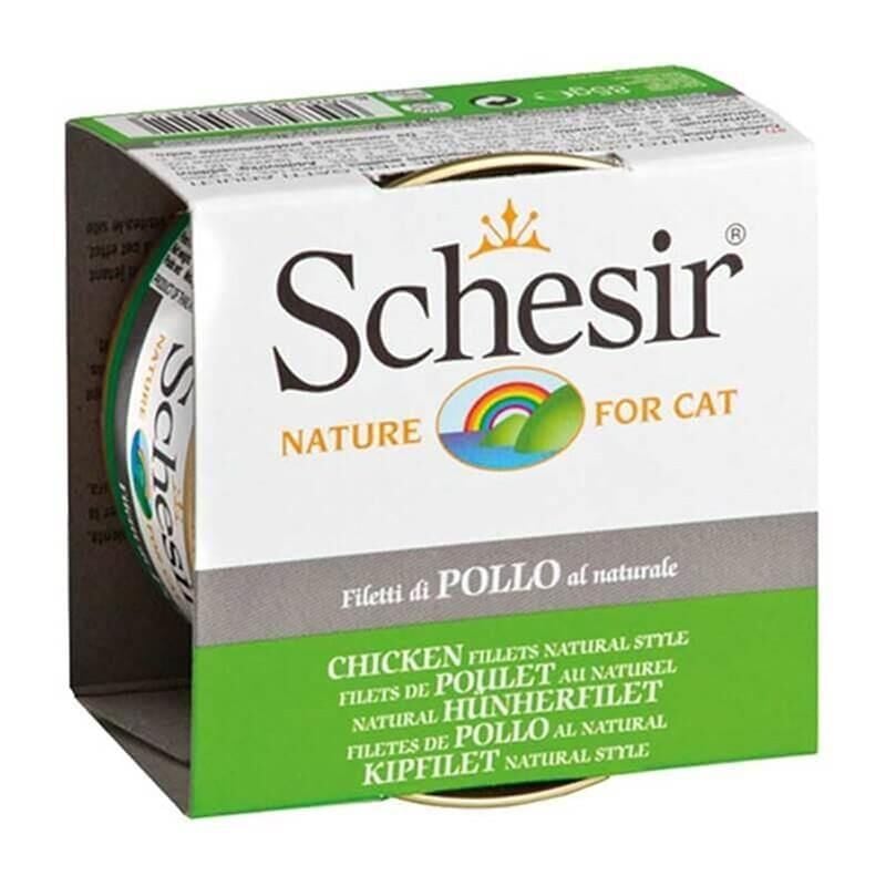 SCHESIR Tavuk Fileto Soslu Kedi Konserve 85GR
