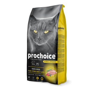 PROCHOICE CAT PRO35 STERILIZED DUCK & RICE 2KG