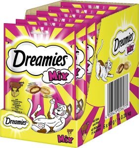 Dreamies Mix Sığırlı & Peynirli Kedi Ödül Maması 6x60gr
