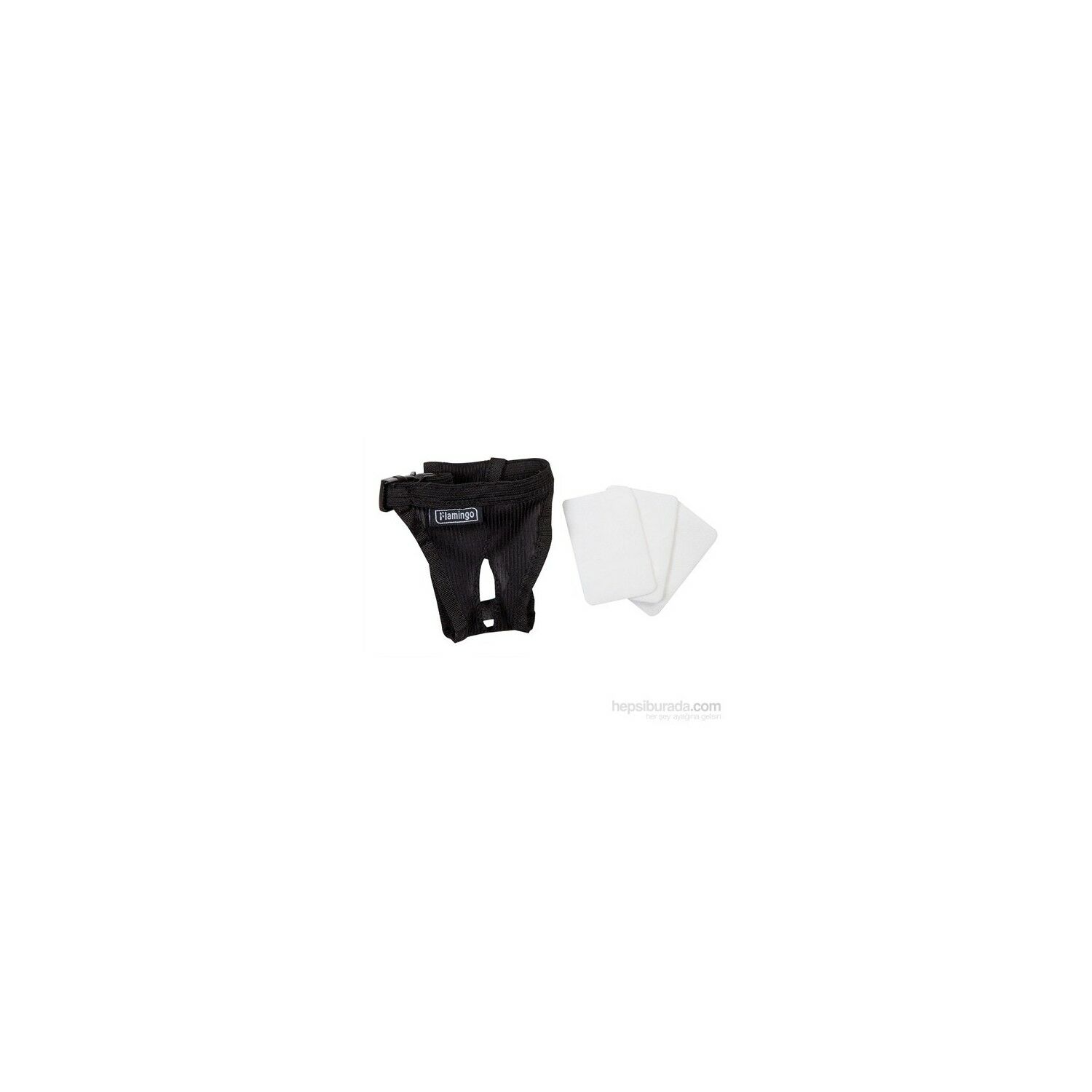 Flamingo Siyah Köpek Regl Külodu No:0 18-23cm (XS)