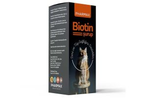 Pharmax Biotin Beri ve Tüy Sağlığı Kedi Şurubu 2x40ml