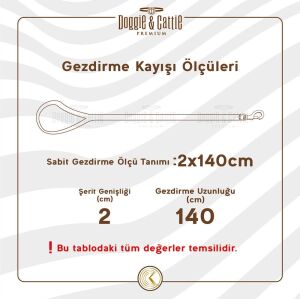 Doggie Konfor Dokuma Zincir Gezdirme Kırmızı 4x110cm