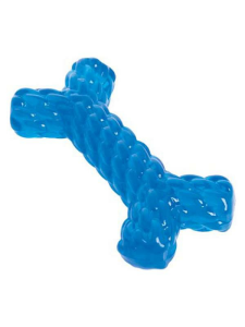 Flamingo Tırtıklı Kemik Diş Kaşıma Köpek Oyuncağı 14cm (Karışık Renkli)