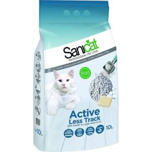 Sanicat Active Less Track Marsilya Sabunu Kokulu Kalın Taneli Kedi Kumu 10Lt