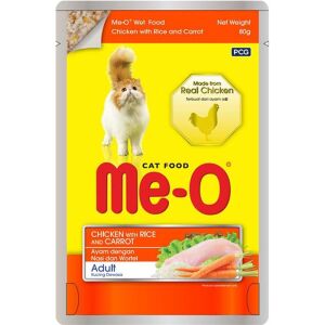 Me-O Tavuk Pirinç Ve Havuçlu Yetişkin Kedi Konservesi 80gr