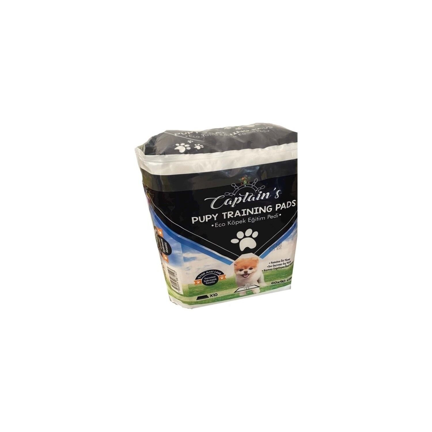 Captain's Premium Köpek Çiş Eğitim Pedi 60x90cm 10'lu Paket