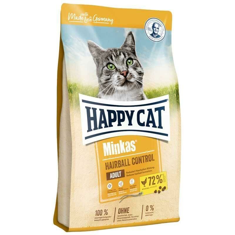 Happy Cat Minkas Hairball Tavuklu Kedi Maması 1.5kg