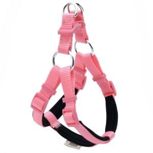 Doggie Konfor Dokuma Ronin Göğüs Tasması Pembe 1,5x35-40cm