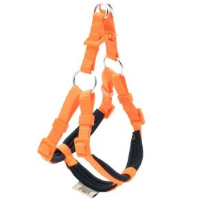 Doggie Konfor Dokuma Ronin Göğüs Tasması Turuncu 1,5x35-40cm