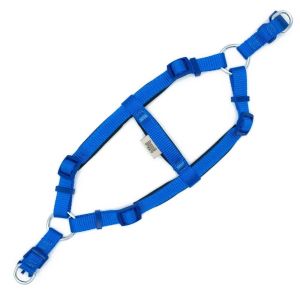 Doggie Konfor Dokuma Ronin Göğüs Tasması Royalmavi 1,5x35-40cm