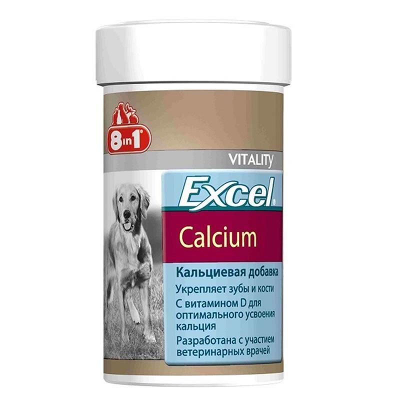 8 in 1 Excel Calcium Köpek Kalsiyum Tablet 155 Adet