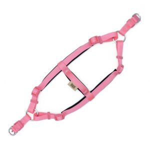 Doggie Konfor Dokuma Ronin Göğüs Tasması Pembe 1,5x40-45cm