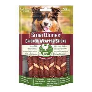 Smartbones Ağız ve Diş Sağlığı İçin Sebze ve Tavuklu Kemik Köpek Ödülü 112gr