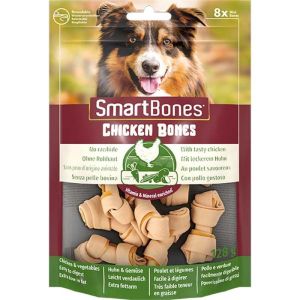 SmartBones Tavuklu Düğüm Köpek Ödül Kemiği Mini 8 Adet 128gr