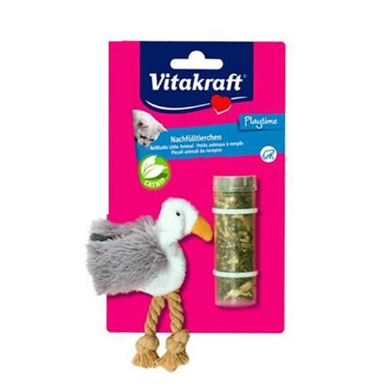 Vitakraft Kedi Otu ve Peluş Kuş Kedi Oyuncağı