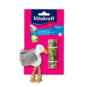 Vitakraft Kedi Otu ve Peluş Kuş Kedi Oyuncağı