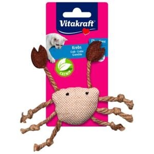 Vitakraft Catnipli Yengeç Peluş Kedi Oyuncağı
