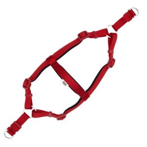 Doggie Konfor Dokuma Ronin Göğüs Tasması Kırmızı 2x45-55cm