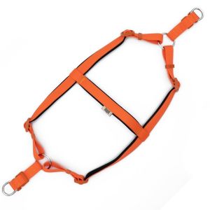 Doggie Konfor Dokuma Ronin Göğüs Tasması Turuncu 2x55-65cm