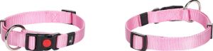 Flamingo Kilitli Köpek Boyun Tasması 55-75cm/40mm (Pembe)