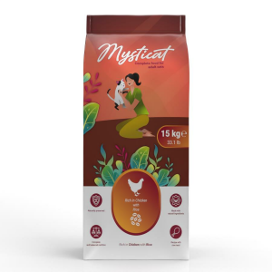Mysticat Tavuklu ve Pirinçli Yetişkin Kedi Maması 15kg